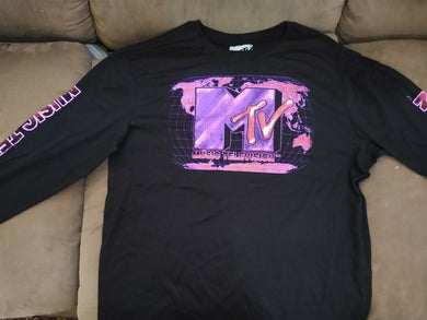 MTV MUSIC TELEVISION - 2020 Long Sleeve Retro T-shirt ~S M L XL
