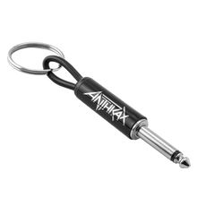 Load image into Gallery viewer, Anthrax Logo Guitar Plug Keychain