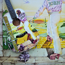 Load image into Gallery viewer, Goodbye Yellow Brick Road Miniature Guitar