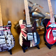Load image into Gallery viewer, The Rolling Stones "Sticky Fingers" Miniature Guitar