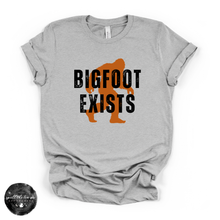 Load image into Gallery viewer, Bigfoot Exists | Cryptid Graphic T-Shirt ~New~ S-3XL