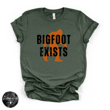 Load image into Gallery viewer, Bigfoot Exists | Cryptid Graphic T-Shirt ~New~ S-3XL