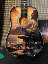 Load image into Gallery viewer, Trust in the Lord Proverb 3:5 10 Inch Replica Licensed Guitar ~The Mini Axe~