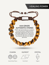Load image into Gallery viewer, Tigers Eye Beaded Bracelet - Morocco