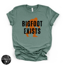 Load image into Gallery viewer, Bigfoot Exists | Cryptid Graphic T-Shirt ~New~ S-3XL