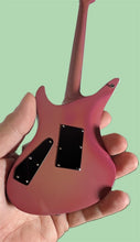 Load image into Gallery viewer, SYNYSTER GATES - Purple &amp; Green Schecter 1:4 Scale Replica Guitar ~Axe Heaven~