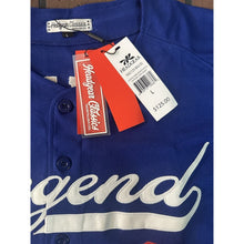 Load image into Gallery viewer, Kobe/24/8 Mamba Blue "Legends" Headgear Classics Baseball Jersey ~Never Worn~ L