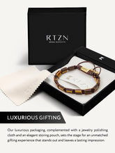 Load image into Gallery viewer, Tigers Eye Beaded Bracelet - Havana
