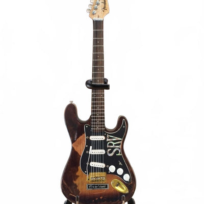 STEVIE RAY VAUGHAN #1 Replica Fender Stratocaster 1:4 Scale Guitar ~Axe Heaven~