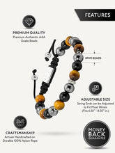 Load image into Gallery viewer, Triple Protection Beaded Bracelet - Mykonos