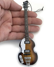 Load image into Gallery viewer, 6″ Paul's Sunburst Hofner Bass Mini Guitar Ornament