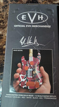 Load image into Gallery viewer, EDDIE VAN HALEN- Red/White "Frankenstein" 1:4 Scale Replica Guitar ~Licensed~