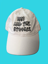 Load image into Gallery viewer, IGGY POP &amp; THE STOOGES White Embroidered Dad Hat ~Never Worn~
