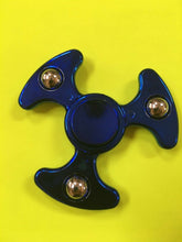 Load image into Gallery viewer, Metallic &amp; Glow in the dark Tri FIDGET SPINNERS!