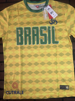 BRAZIL 1990 World Cup National Team Headgear Classics Soccer Jersey ~Never Worn~