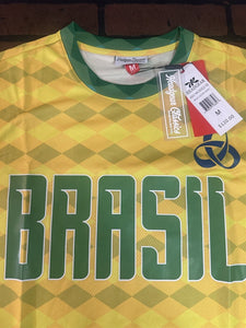 BRAZIL 1990 World Cup National Team Headgear Classics Soccer Jersey ~Never Worn~