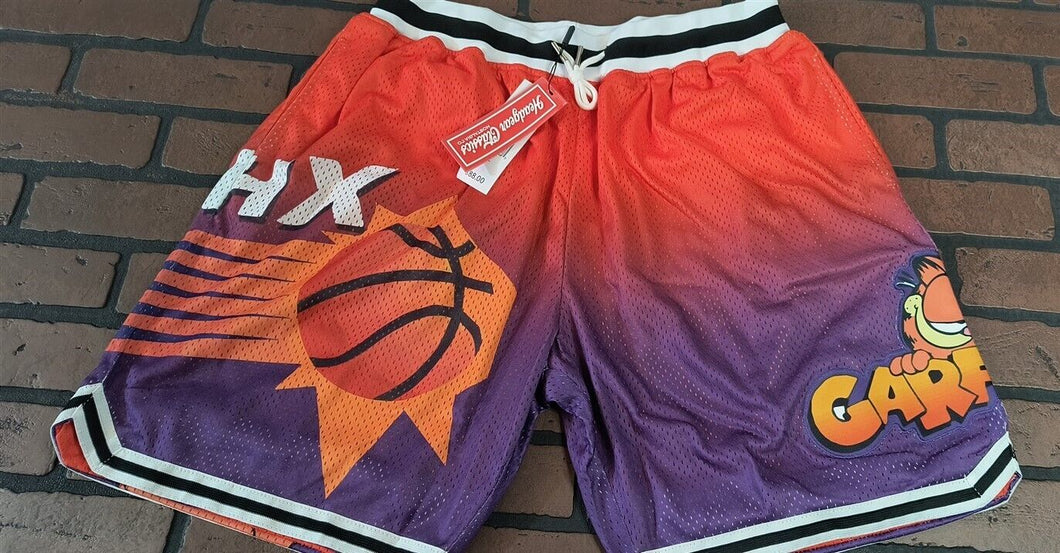 GARFIELD /PHX SUNS Headgear Classics ORNG Basketball Shorts ~Never Worn~M XL 2XL