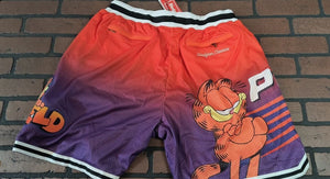 GARFIELD /PHX SUNS Headgear Classics ORNG Basketball Shorts ~Never Worn~M XL 2XL