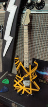 Load image into Gallery viewer, EDDIE VAN HALEN - Black &amp; Yellow &quot;Bumblebee&quot; 1:4 Scale Replica Guitar ~Licensed~