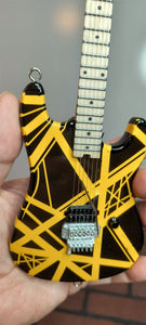 EDDIE VAN HALEN - Black & Yellow "Bumblebee" 1:4 Scale Replica Guitar ~Licensed~