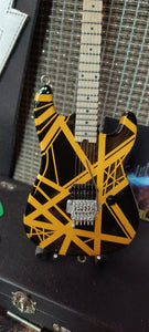 EDDIE VAN HALEN - Black & Yellow "Bumblebee" 1:4 Scale Replica Guitar ~Licensed~