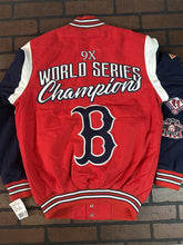 Load image into Gallery viewer, BOSTON RED SOX G-III 9X World Series Varsity Jacket~Never Worn~S M L XL 2XL