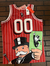 Load image into Gallery viewer, MONOPOLY Red Headgear Classics Basketball Jersey ~Never Worn~ L