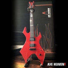 Load image into Gallery viewer, SLIPKNOT (Mick Thompson) Sig. Red Warlock 1:4 Scale Replica Guitar ~Axe Heaven~