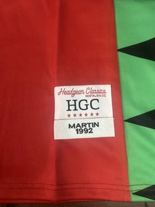 MARTIN - MARTY MAR Red Headgear Classics Basketball Jersey ~Never Worn~ XL