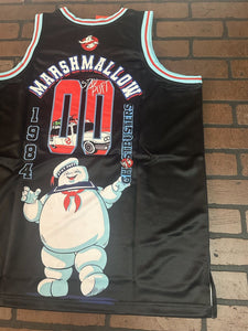 GHOSTBUSTERS Headgear Classics Black Basketball Jersey ~Never Worn~ 2XL