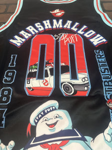 GHOSTBUSTERS Headgear Classics Black Basketball Jersey ~Never Worn~ 2XL