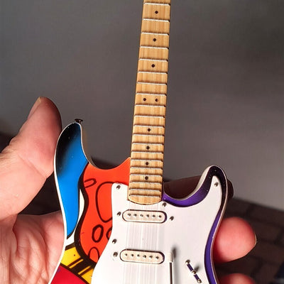ERIC CLAPTON -Crash 2 "Tribute" Fender Replica 1:4 Scale Guitar ~Axe Heaven