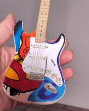 Load image into Gallery viewer, ERIC CLAPTON -Crash 2 "Tribute" Fender Replica 1:4 Scale Guitar ~Axe Heaven