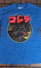 Load image into Gallery viewer, GODZILLA Japanese Headshot Blue T-shirt ~Never Worn~ S M L
