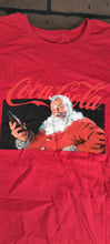 Load image into Gallery viewer, COCA-COLA Santa Red T-shirt ~Never Worn~ S L