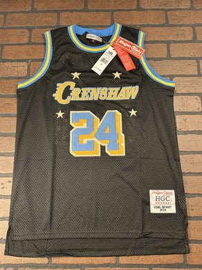 CRENSHAW Bryant #24 Headgear Classics Black Basketball Jersey ~Never Worn~ M-2XL