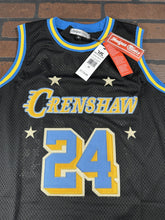 Load image into Gallery viewer, CRENSHAW Bryant #24 Headgear Classics Black Basketball Jersey ~Never Worn~ M-2XL