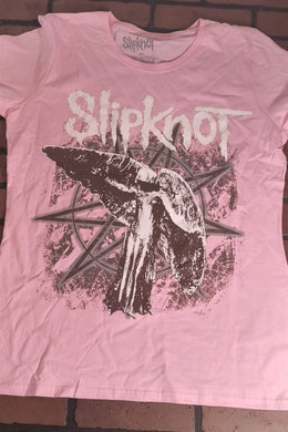 SLIPKNOT - Pink Fallen Angel Women's T-shirt ~Never Worn~ XL 2XL