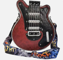 Load image into Gallery viewer, Guitar Shaped Crossbody Bag / Purse / Handbag for Women Men ~New~