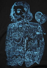 Load image into Gallery viewer, HOZIER -Alex Olan Fan Art w/ Blue Person &amp; Song Titles T-shirt ~Never Worn~S-2XL