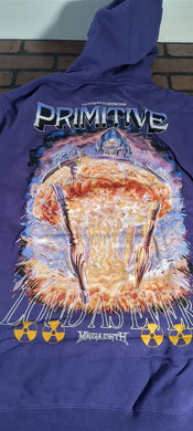 Primitive x Megadeth Hoodie Purple Countdown to Extinction NWT ~Never Worn~ L XL