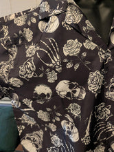 Load image into Gallery viewer, Skulls Hawaiian Shirt Men’s Tropical Button-Up Casual Aloha Beachwear ~New~M-2XL