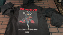 Load image into Gallery viewer, Primitive Skate x Naruto Shippuden Itachi Uchiha Windbreaker Jacket Never Worn M