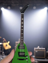 Load image into Gallery viewer, DAVE MUSTAINE - Gibson Flying V RIP Green1:4 Scale Replica Guitar ~Axe Heaven~