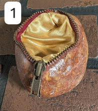 Load image into Gallery viewer, Unique Zipper Stone with Silk Lining Jewelry, Coin, Guitar Pick Holder ~Unique~