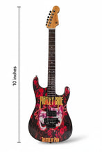 Load image into Gallery viewer, MOTLEY CRUE - Theatre of Pain 10 Inch Replica Licensed Guitar ~The Mini Axe~