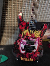 Load image into Gallery viewer, MOTLEY CRUE - Theatre of Pain 10 Inch Replica Licensed Guitar ~The Mini Axe~