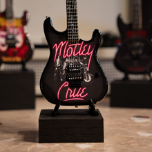 Load image into Gallery viewer, Mötley Crüe "Girls, Girls, Girls" Miniature Guitar