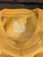 Load image into Gallery viewer, Texas Chainsaw Massacre Survive? Yellow Crewneck Sweatshirt ~Never Worn~L XL 2XL
