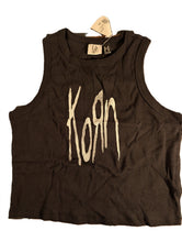 Load image into Gallery viewer, KoRn - Women's Ribbed Cropped Tank Top~Never Worn~